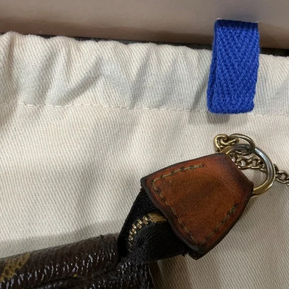 Louis Vuitton Monogram Canvas Mini Pochette Accessoires in Brown - Picture 4 of 10